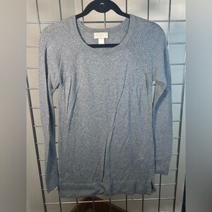 LOFT Heather Gray Long Sleeve Top size XS